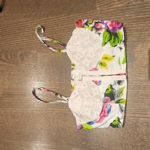 Floral crop top